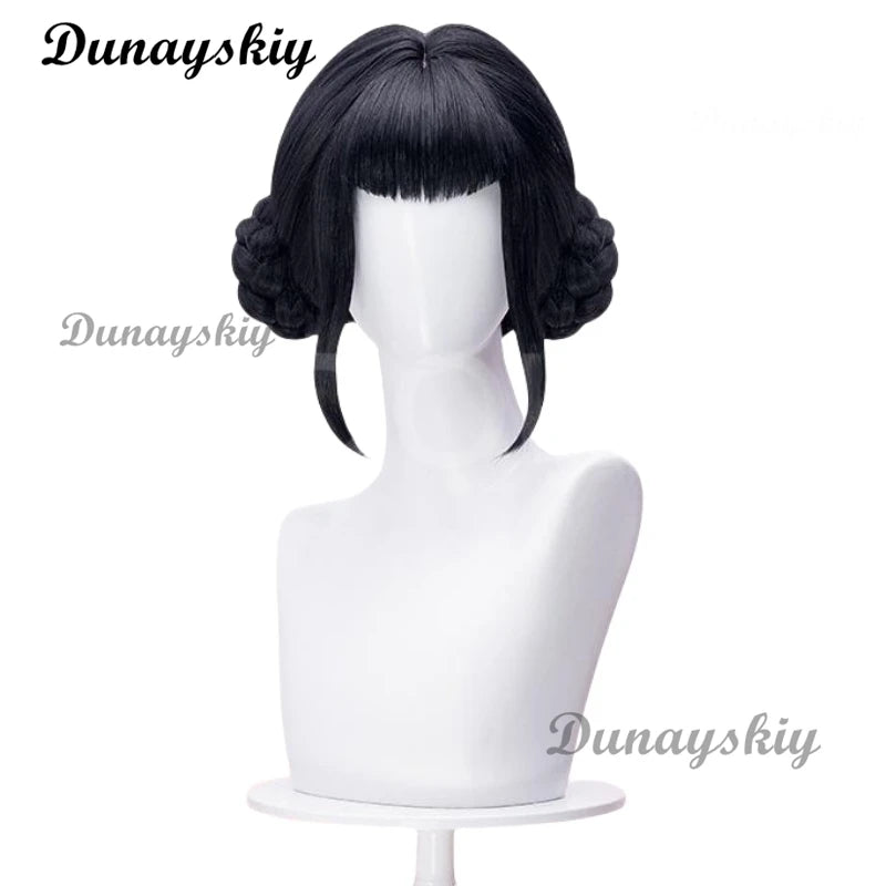 Saja Boys Jinu Wig Movie Cosplay Men Black 30cm Short Hair Star Demon Jinu Cosplay Free Cap Hallowen Party Roleplay