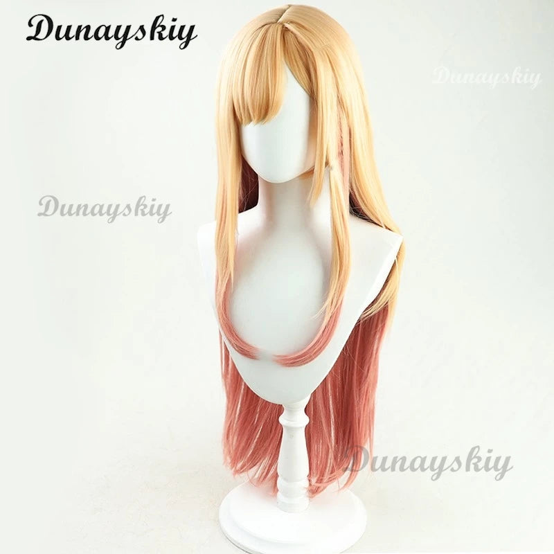 Gojo Wakana/ Kitagawa Marin Cosplay Wig Anime My Dress UpWig Black Short Hair Yellow Long Wig Girls Women Halloween Costumes