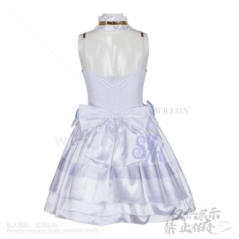 Panty & Stocking Japanese Jirai Kei Anarchy With Garterbelt Cosplay Lovely Angel Dress Kawaii Aqua Lolita Wings Heart Halloween