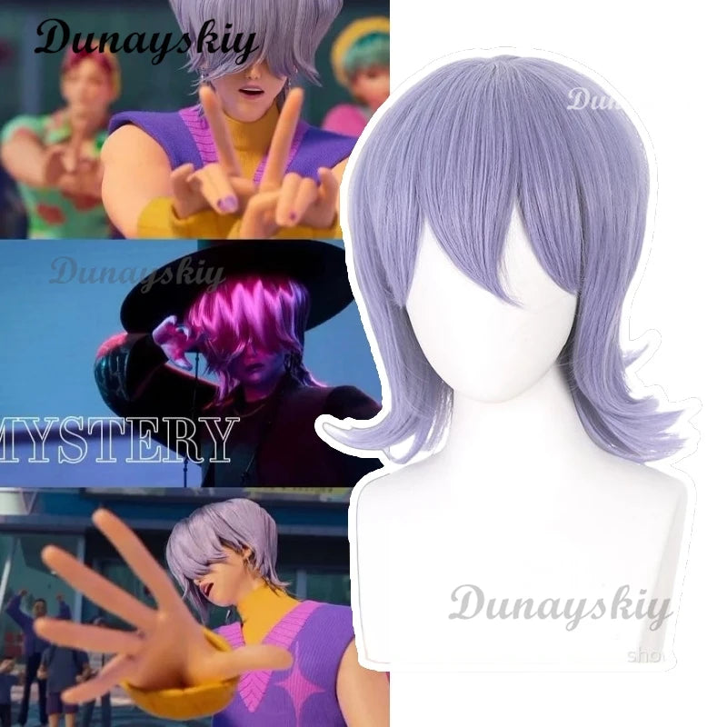 Anime Kpop Demon Zoey Hunters Cosplay Rumi Superstar Mira Cosplay Wig Huntrix Girl Group Wig Baby Women Hallowen Party Roleplay