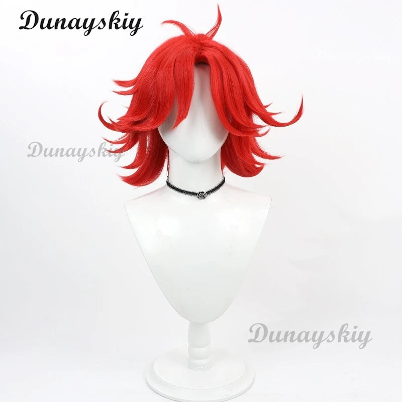 Hazbin Cosplay Hotel Dust Angel Cosplay Lilith Wig Niffty Angel Emily Wig Women Men Halloween Cosplay Wig Charlie