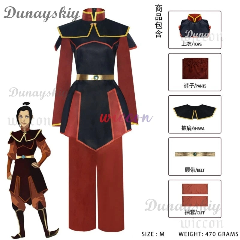 Anime Avatar The Last Airbender Katara Mai Zuko Azula Aang Korra Cosplay Costume Adult Men Women Halloween Party Cosplay Suit