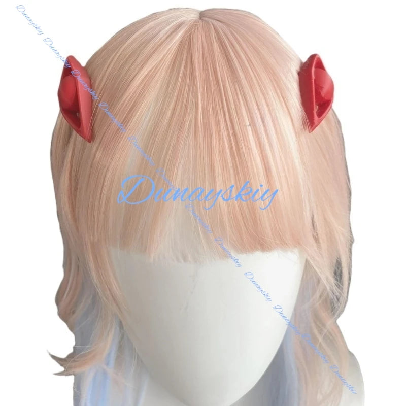 Genshin Impact Ronova Cosplay Costume Wig Headwear Uniform Headwear Four Shades Halloween Party Women Girls Carnival Prop