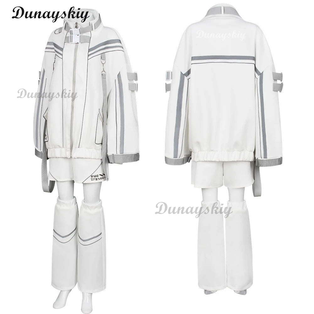 Anime Miikkuu Cosplay Original Punk Patchwork Oversized Coat Casual Wide-Leg Pan Otaku Women Outfits Japanese Jirai Kei Suit