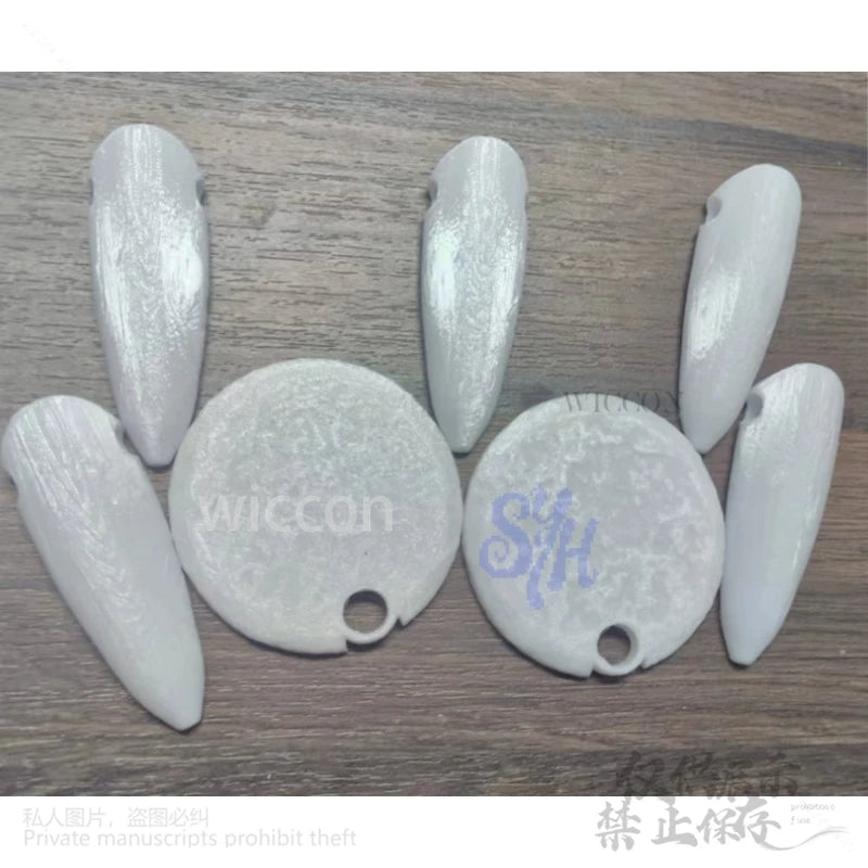 Anime Princess Cosplay Mask Earring Horror Red 3D Polylactic Acid Necklace Props Accessory Halloween Christmas Party Gifts Cos