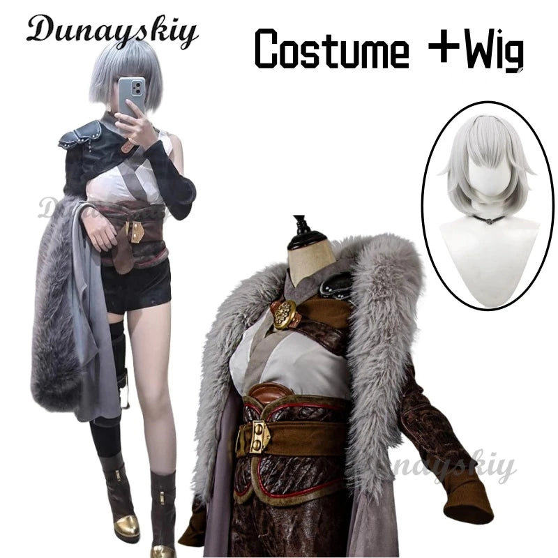 Ling Cage Bai Yuekui Boss Bai Cosplay Wig Anime Roleplay Party Costume Prop