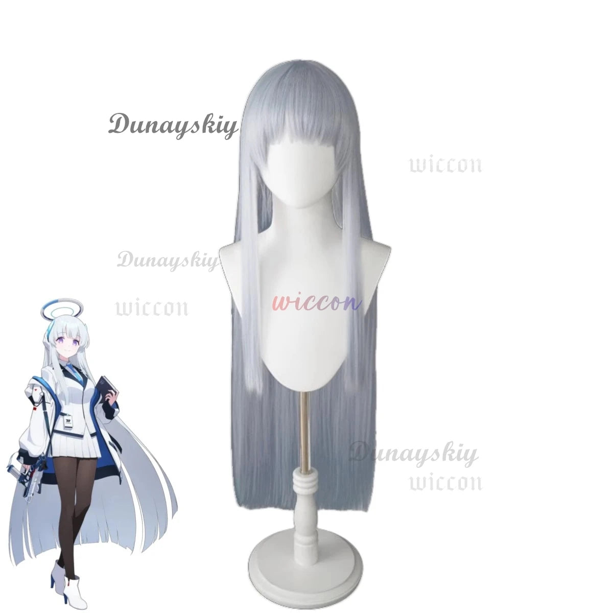 Game Blue Archive The Animation Ushio Noa Cosplay Costume Japanese School Uniform Skirt Coat Wig Woman Sexy Carnival Suit