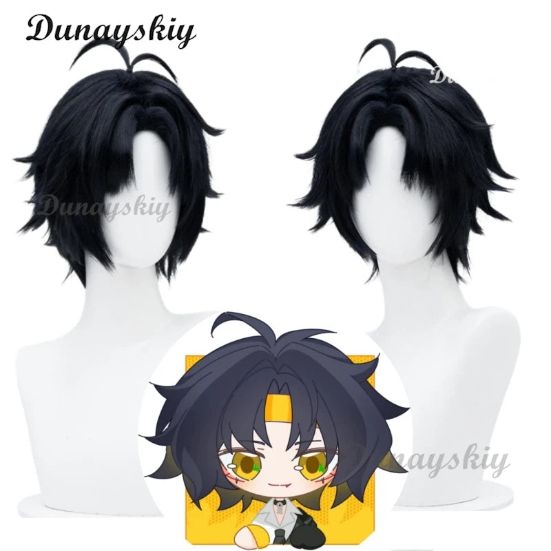 Harumasa Cosplay Costume Wig Zenless Zone Zero Game Uniform Headband Choker Props Section 6 Halloween Party for Women Men