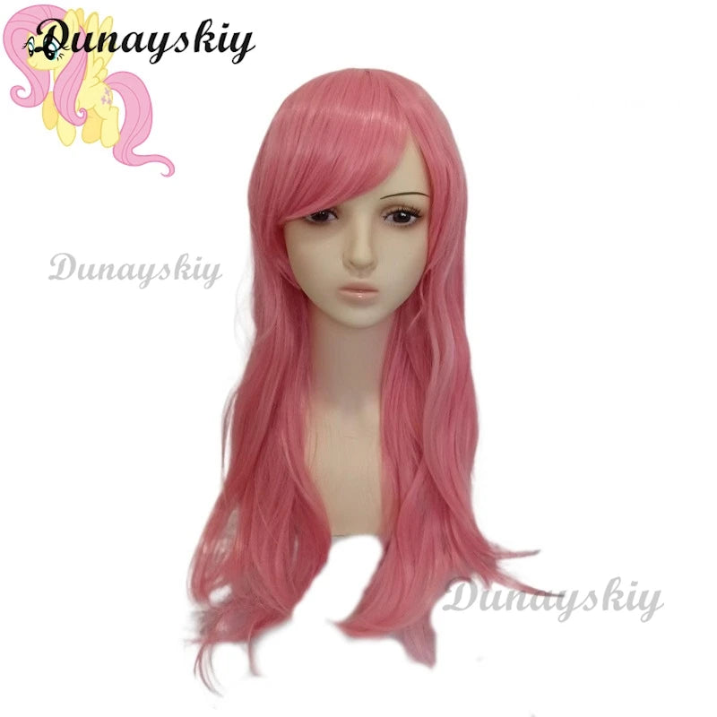 My Little Anime Rainbow Applejack  Pinkie Pie Dash Multi Color Synthetic Hair Pony Cosplay Wigs Heat Resistance Fiber Wigs
