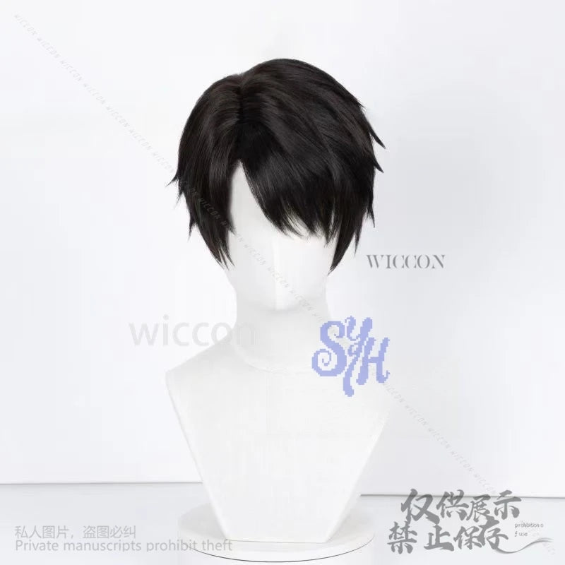 Anime Demon Saja Boy Jinu Cosplay Korea Idol Short Straight Hair For Handsome Boy Halloween Party Heat Resistant Customized