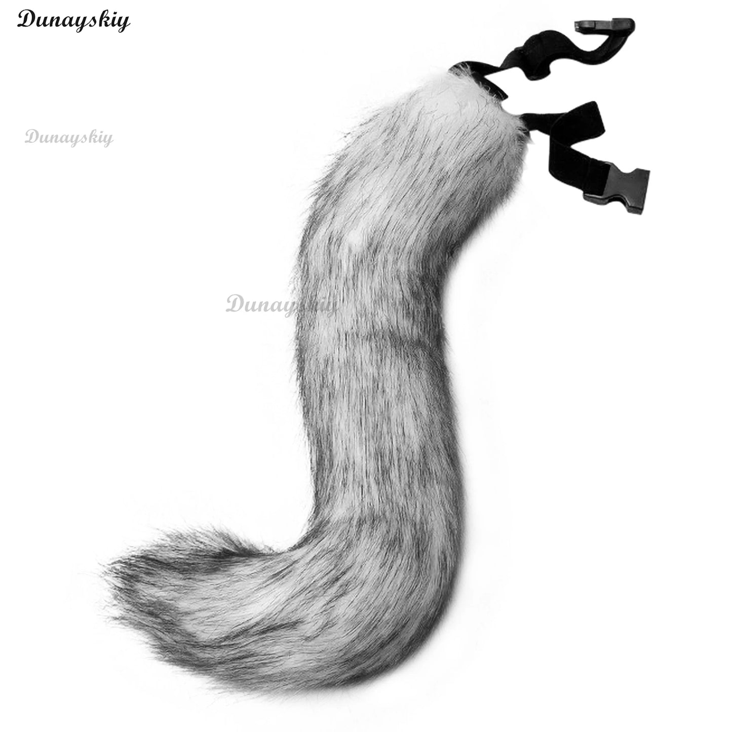 Fluffy Fur Fox Ear Headpiece Tail Cat Claw Glove Headband Necklace Cute Fox Japanese Anime Cosplay Costume Accessory Halloween