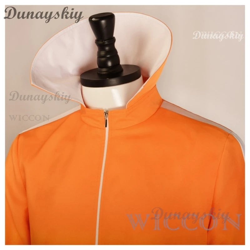 Movie Vector Cosplay Costume Orange Jakect Pant Outfits Set Mushroom-shaped  Wig Glasses Halloween Fancy Suit Party Suit