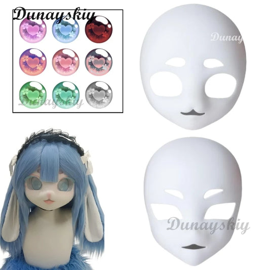 Furry Animal Kigurumi Base Beast Head Mask Cosplay Skull DIY Thicken Plastic Masks Carnival Anime Halloween Party Costume Props