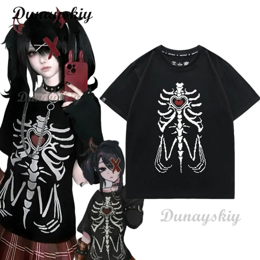 Game Anime NEEDY GIRL OVERDOSE Cosplay T-shirt Short Sleeve Men Women Tops Summer Cartoon Birthday Gift