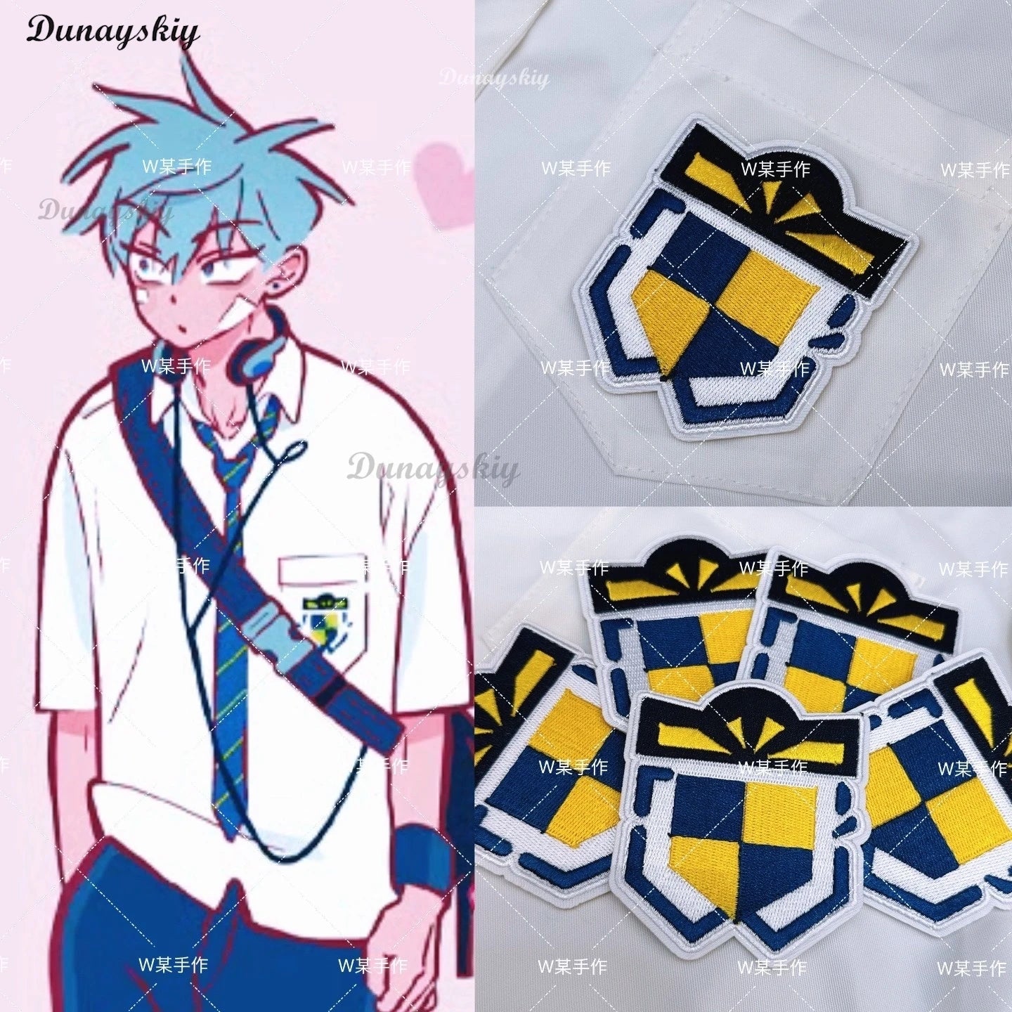 Anime Alien Stage Till Cosplay Costume Wig Prop Bag School Uniform Clothing Holloween Party Show RolePlay Set Customized