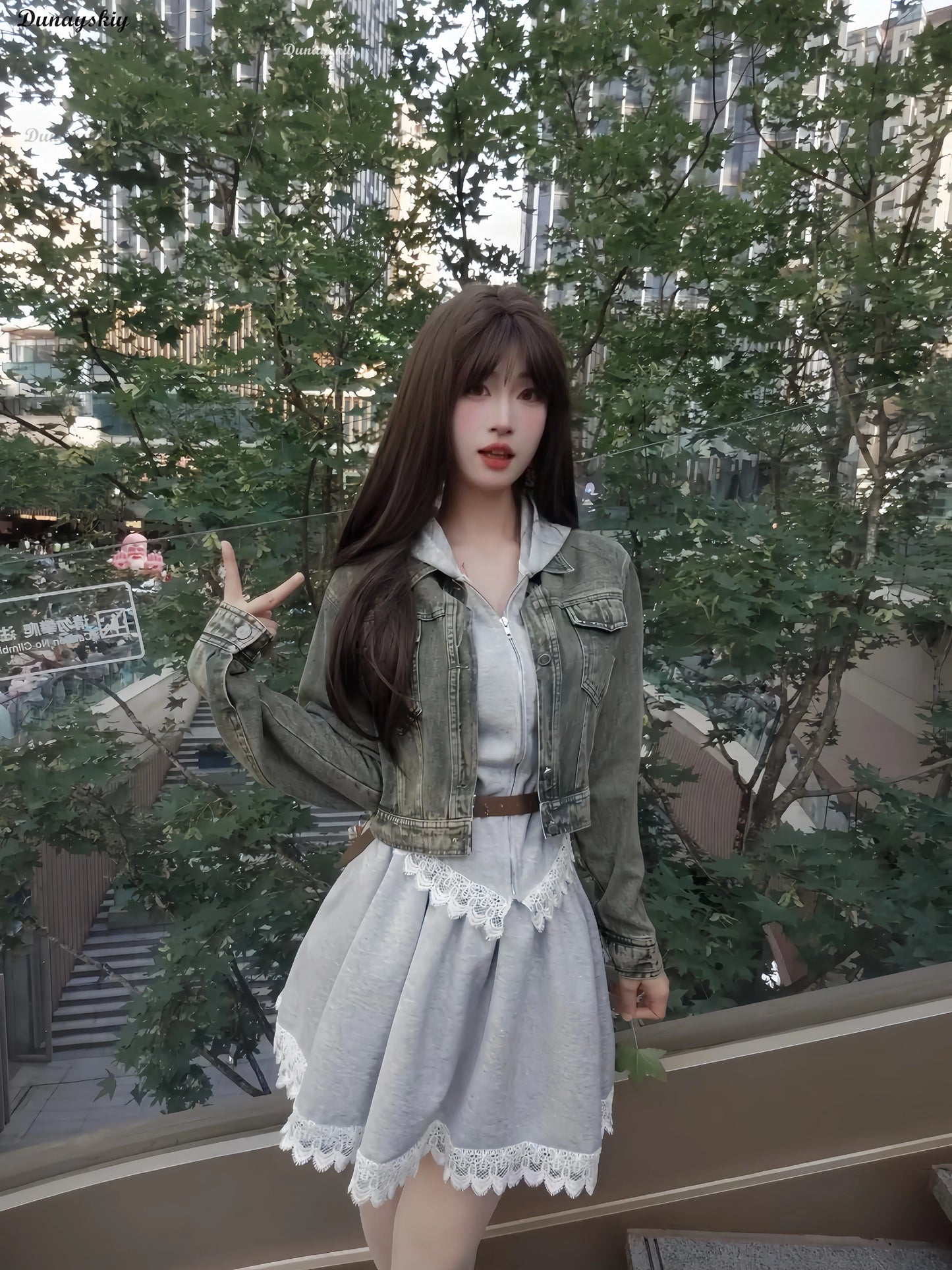 Love and Deepspace Heroines Green Coat Cosplay Costume Dress Emerald Cadence‌ Halloween Carnival Party Play Role Clothes