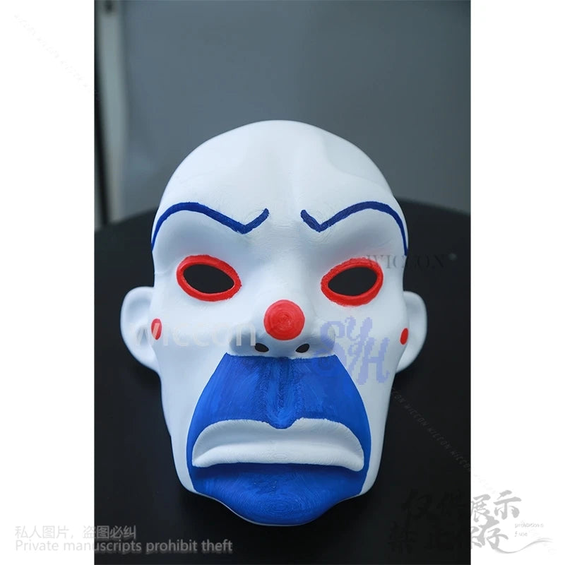 Joker 3D Polylactic Acid Horror Mask Anime Movie Bank Knight Cosplay Props Masquerade Halloween Christmas Party Gifts Customized