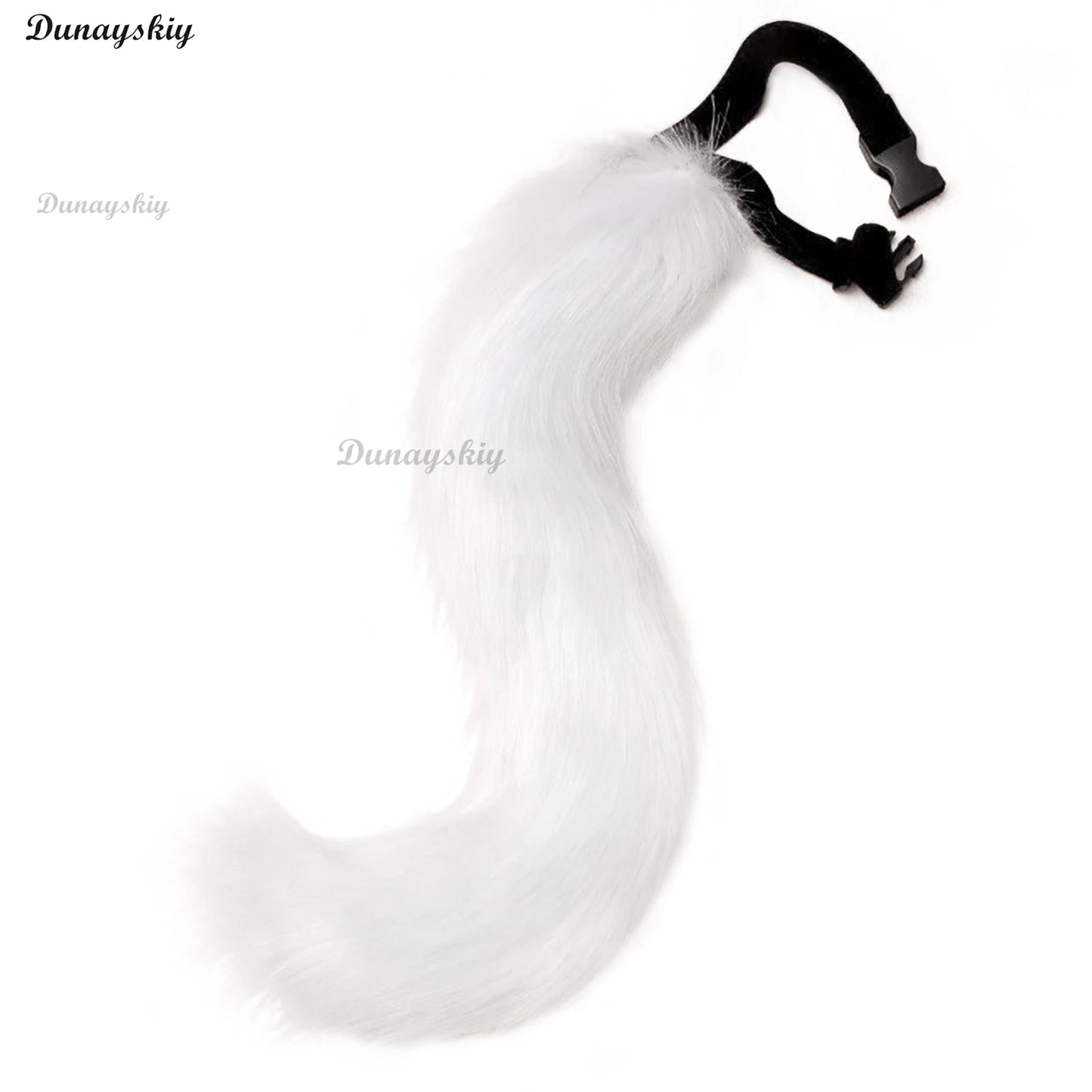 Fluffy Fur Fox Ear Headpiece Tail Cat Claw Glove Headband Necklace Cute Fox Japanese Anime Cosplay Costume Accessory Halloween