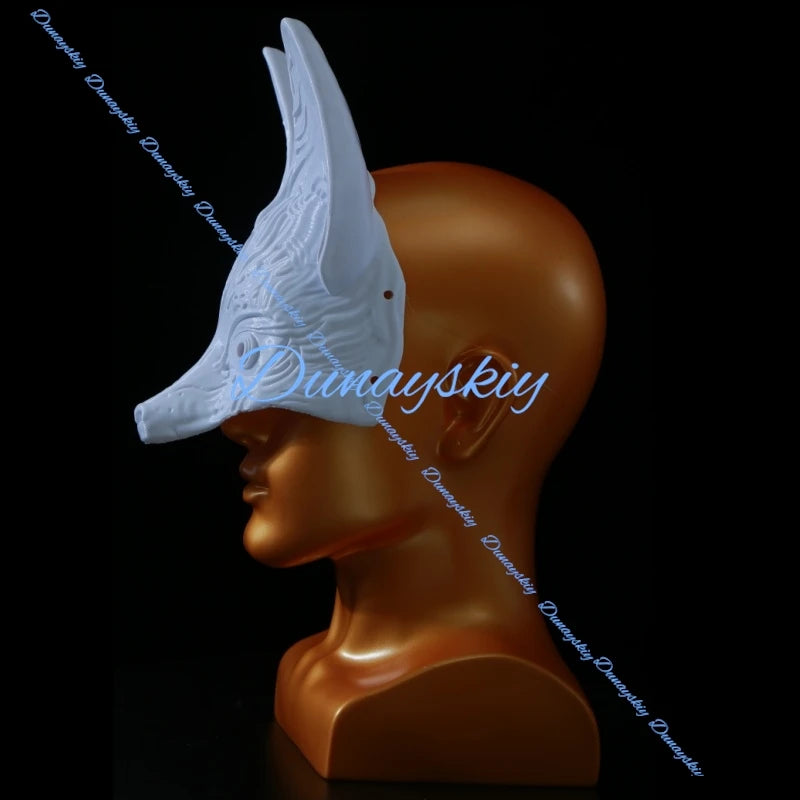 Game SILENT Shimizu Hinako Cosplay Mask Adult Half Face 3D Printing HILL Fox Mask Halloween Masquerade Party Prop