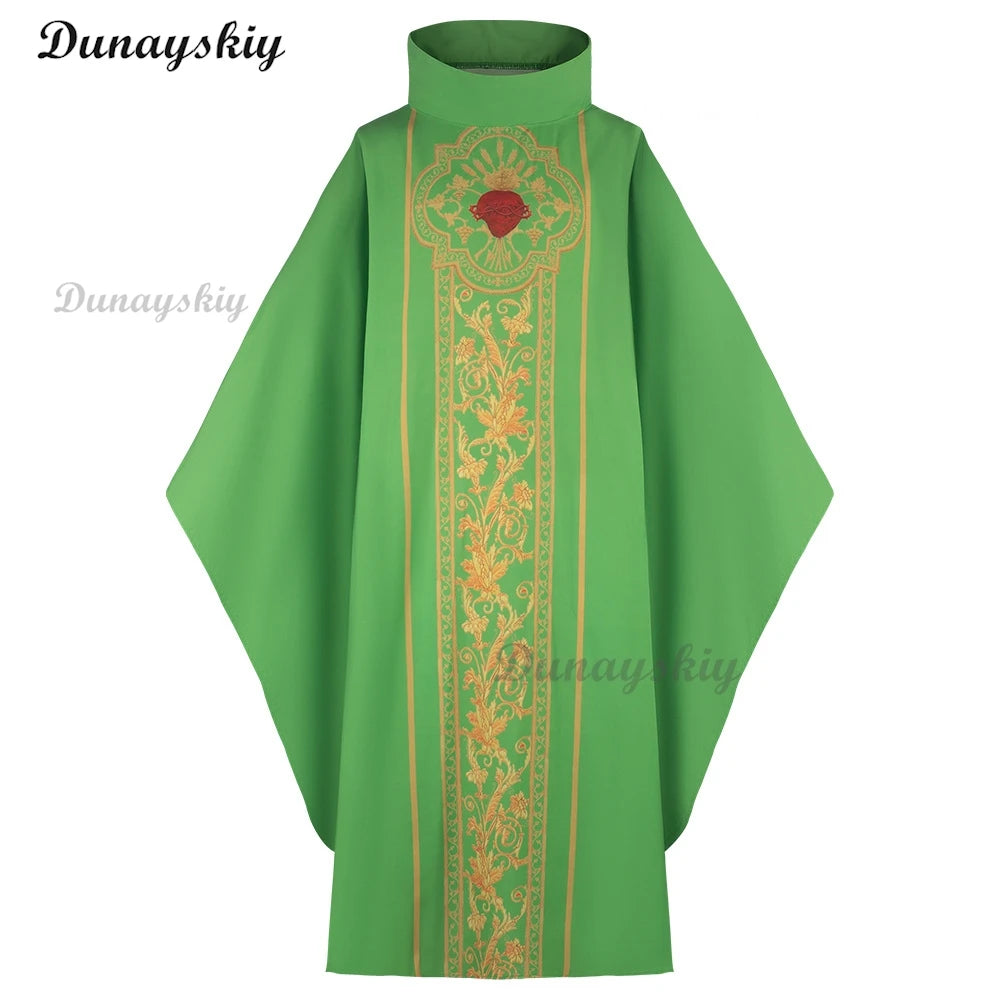 Muslim Dress Cloak Cape Cosplay Costume Jubba Thobe Prayer Robe Gown Retro Medieval Priest Monk Missionary Party Halloween