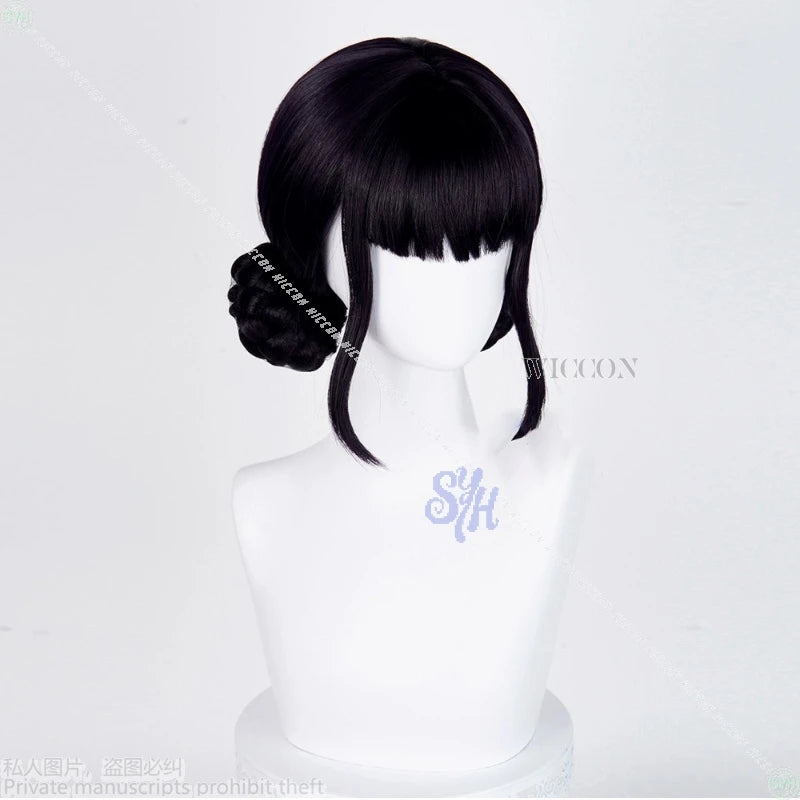 Zoey Cosplay Kpop Demon Korea Girl Group Anime Black Wig Idol Jirai Kei Girls Props Earring Rings Halloween Christmas Party 코스프레