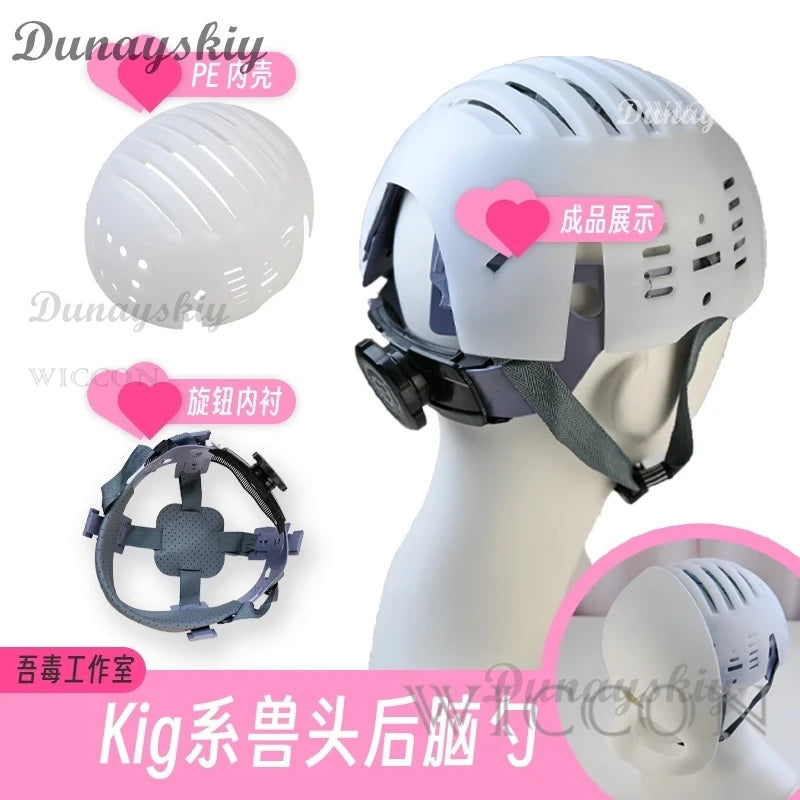 Fursuit Kigurumi Skull Headwear Cosplay Furry Costume DIY Accessories Foam Animal Doll Kig Head Base Fursuit Cosplay Accessories