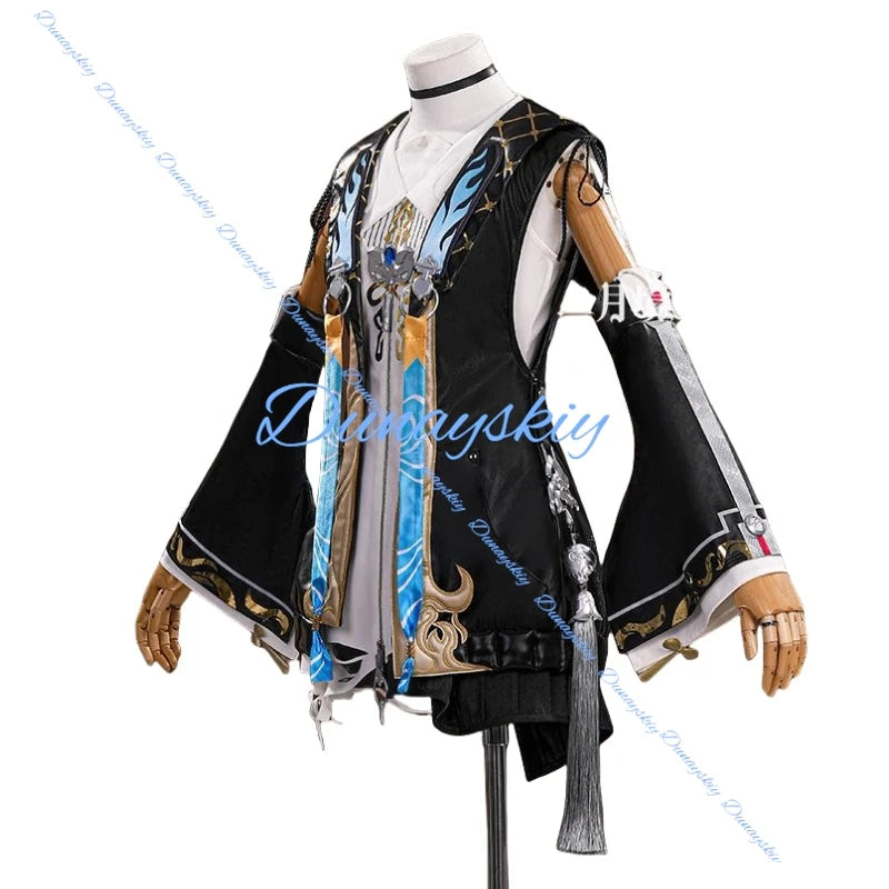 Game Wuthering Waves Buling Cosplay Costume Wig Huanglong Festival Halloween Party Women Girls Carnival Outfit Accessory Set