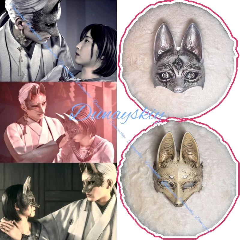 Hinako Shimizu Fox Mask 2Style Silent Hill Horror Game Scary Cosplay Halloween Roleplay Prop