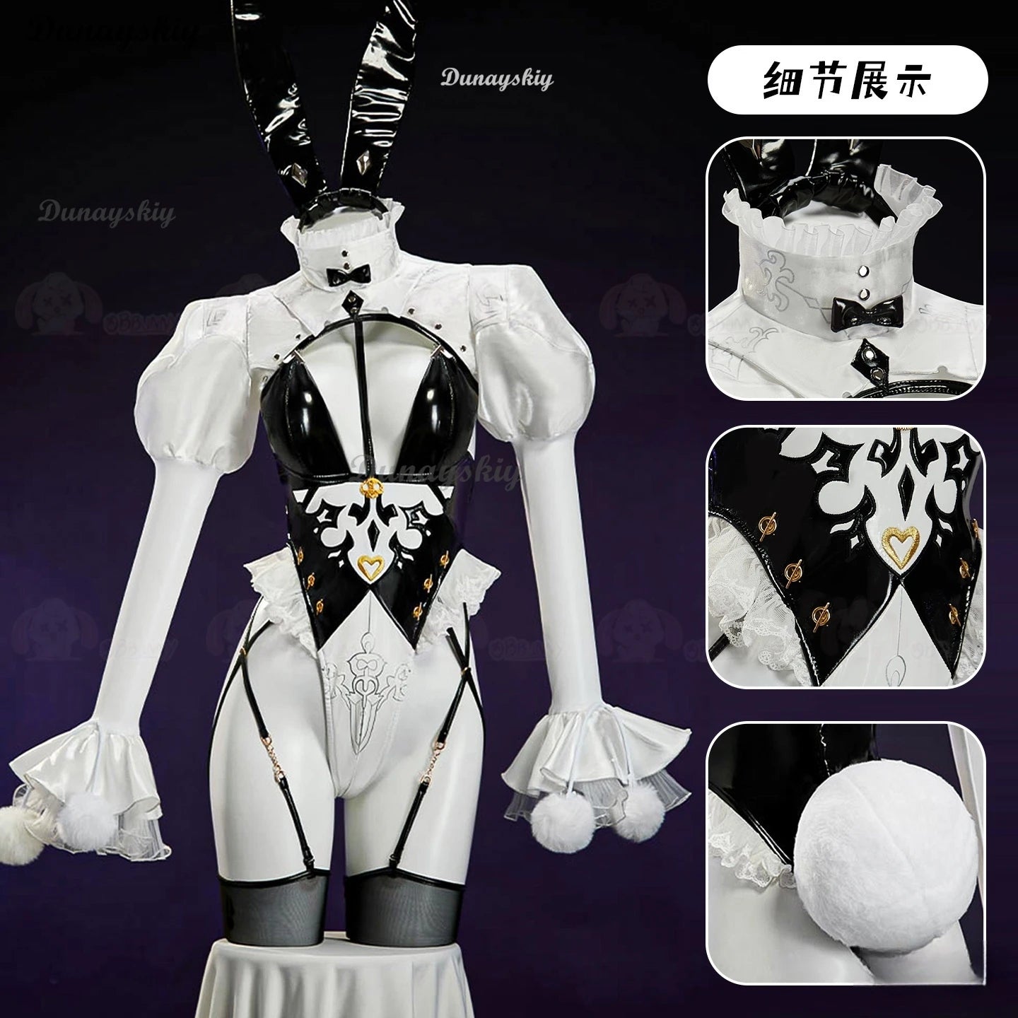Game NieR: Automata 2B Sexy Cosplay Costume Maid Doujin Bunny Girl Uniforms Headwear Props Wig Halloween Rabbit Girl Clothes