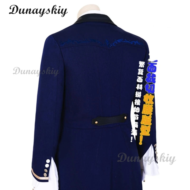 Love and Deepspace Rafayel Cosplay Costume Wig Sea Demon Lament Uniform Halloween Carnival Party Christmas Customized