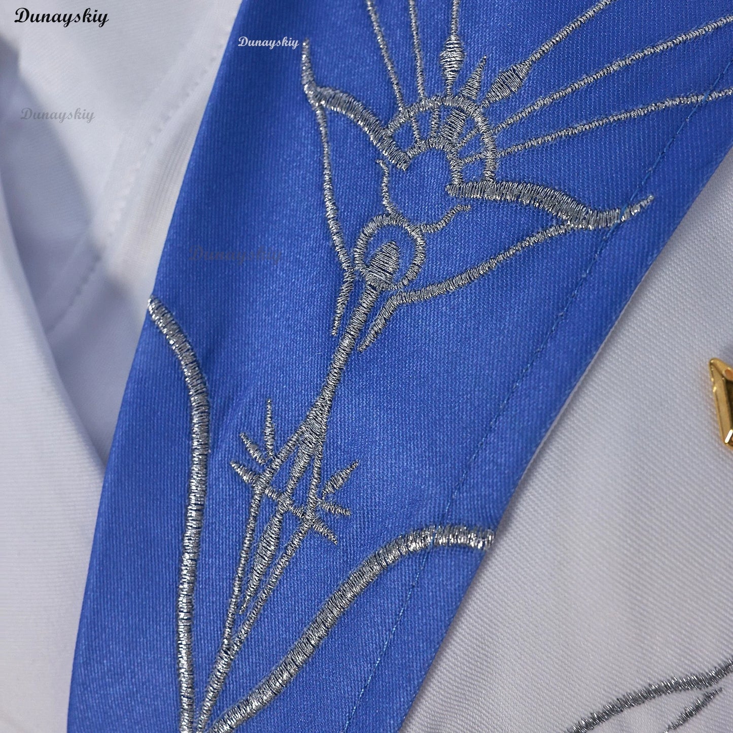 Love and Deepspace Xavier Long Coat Moonlight Cosplay Costume Wig 3D Props Shimmering Lumiere Uniform Earrings Halloween Party