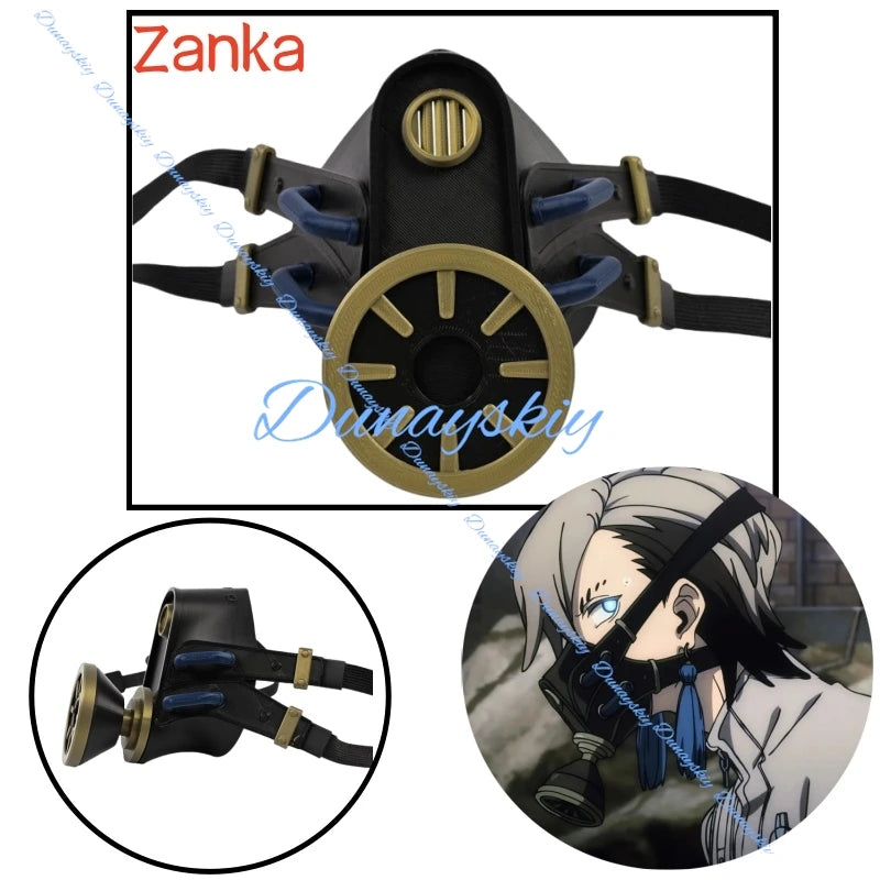 Anime Gachiakuta Riyo Reaper Rudo Zanka Cosplay Prop Riyo Reaper Mask PLA Material Akuta Cleaners Prop Halloween Carnival