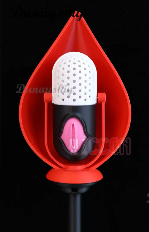 Anime ALastor Cosplay Hotel Staff Microphones 3D Pvc Cane Props Headwear Halloween Carnival Party Accessories Sets