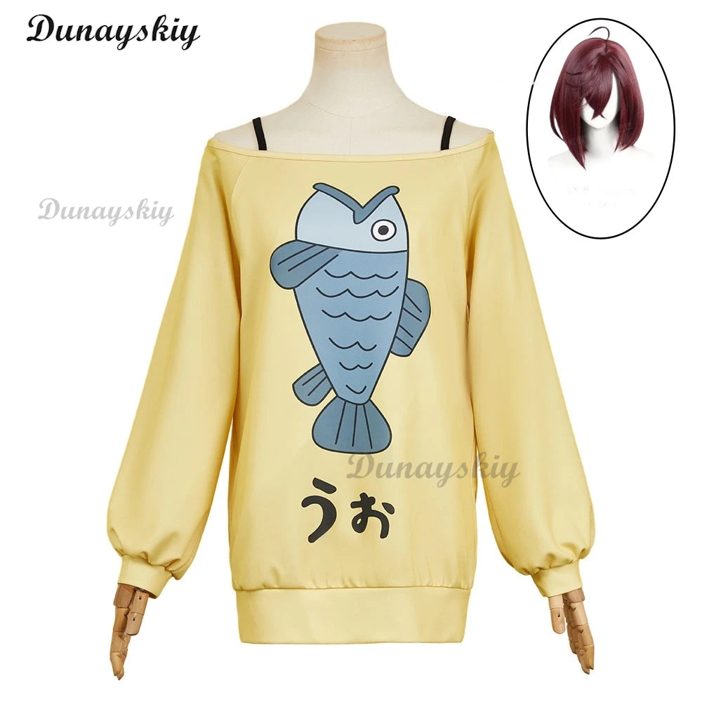Momo Ayase Hoodie Jacket Cosplay Anime Dandadan Fantasia Costume Adult Hooded Coat Outfits Halloween Carnival Party Suit
