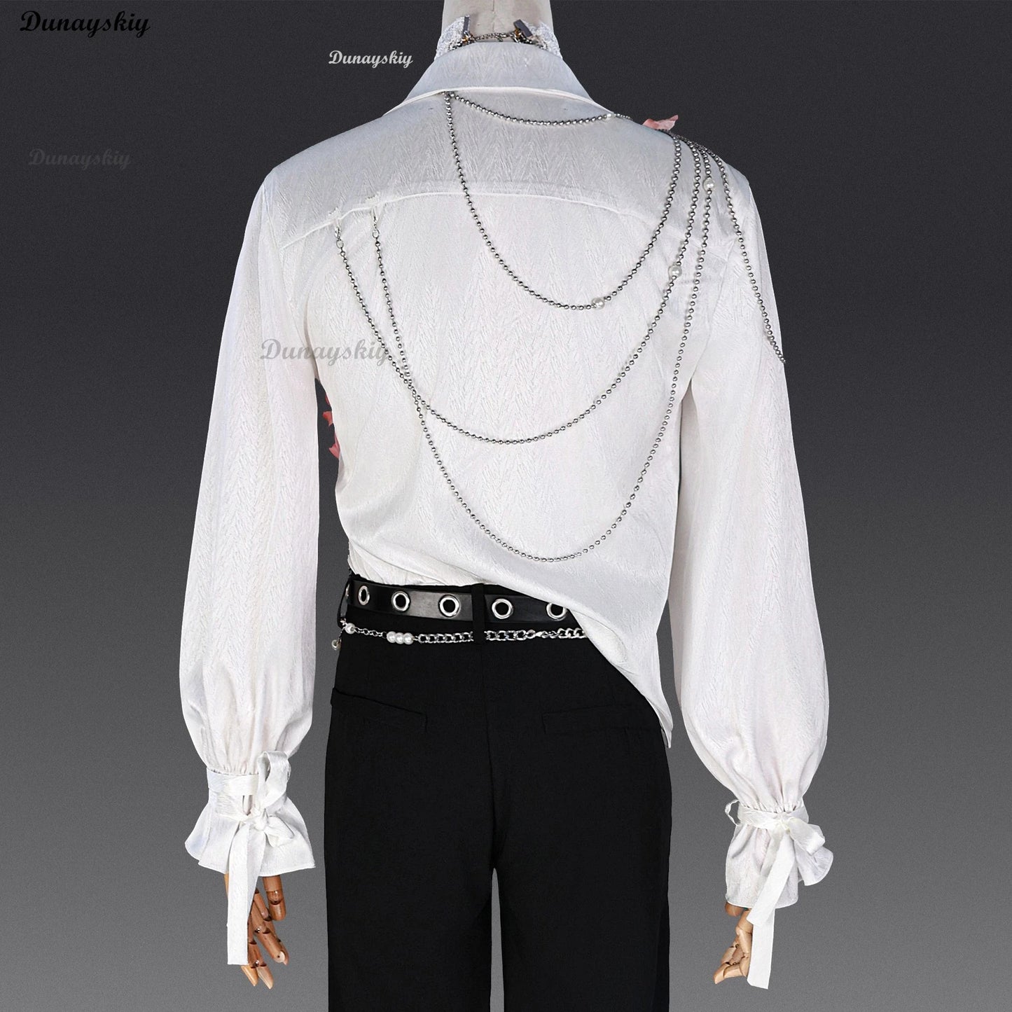 Game Love and Deepspace Zayne Rafayel Qi Cosplay Costume Flower Shirt Pants Fragrant Possession Uniform Halloween Party Prop