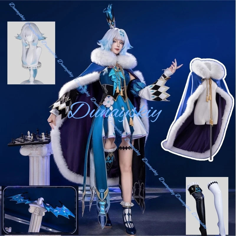Honkai Star Rail Cerydra Game Cosplay Costume Wig Dress Uniform Wing Amphoreus For Women Girls Halloween Festival Party Props