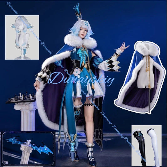 Honkai Star Rail Cerydra Game Cosplay Costume Wig Dress Uniform Wing Amphoreus For Women Girls Halloween Festival Party Props