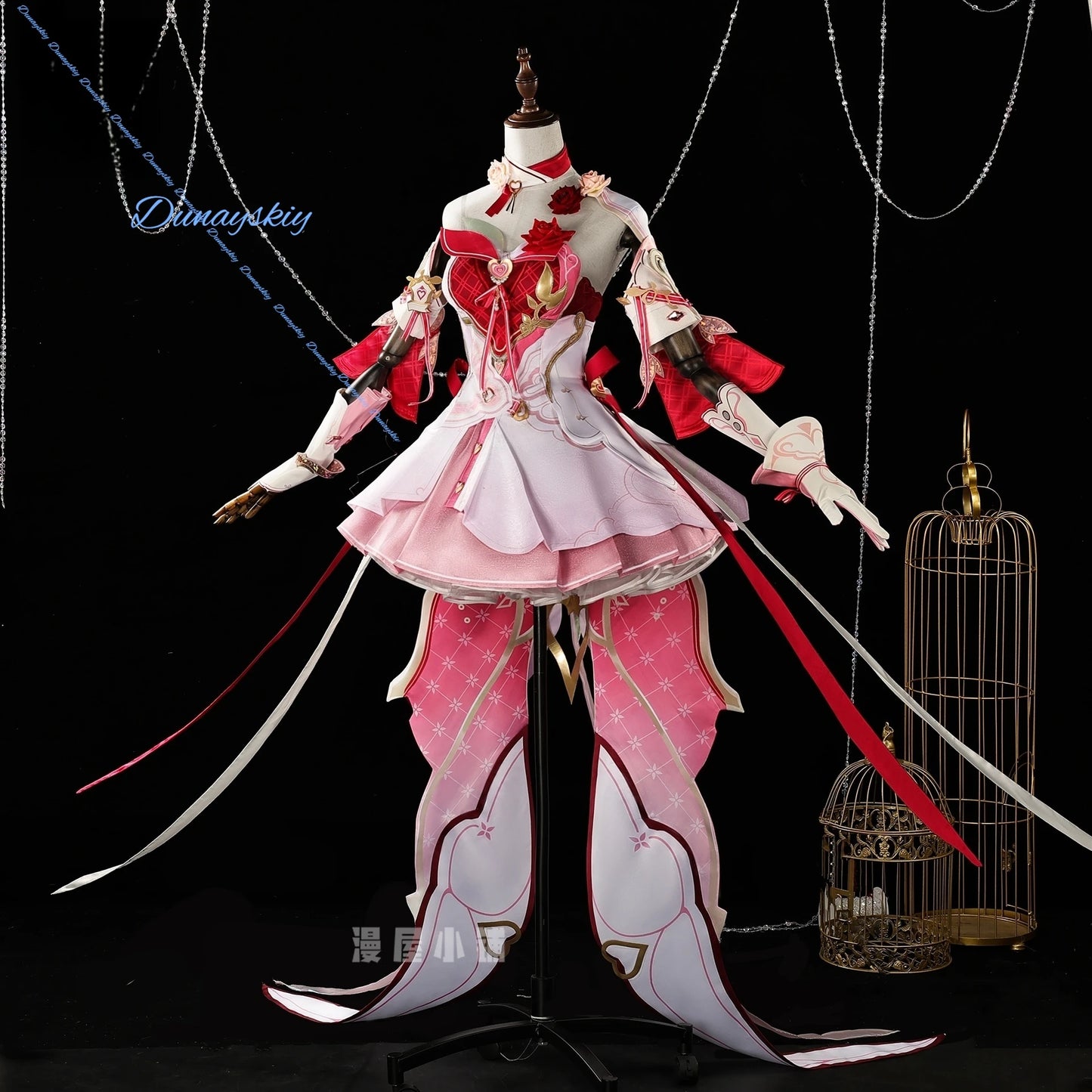 Game Honkai Impact 3rd Love Messenger Elysia Sexy Dress Cosplay Costume Wig Uniform Clothe Women Halloween Costumes Full Set