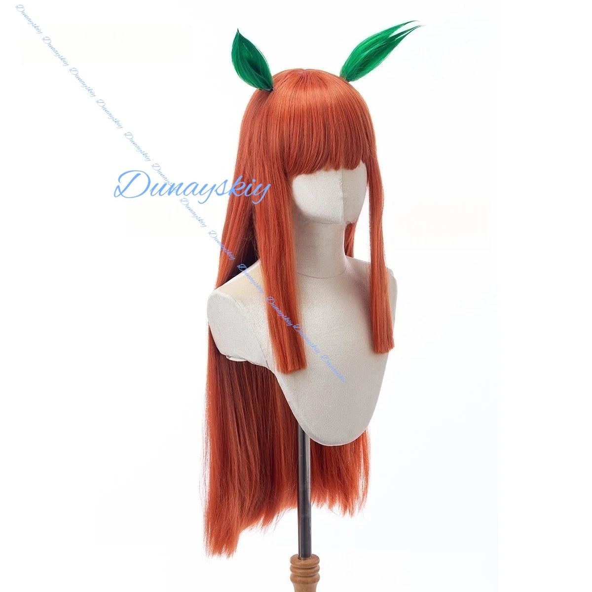 Anime Uma Musume Pretty Derby Silence Suzuka Cosplay Wig Headwear Women Heat Resistant Synthetic Long Orange Hair Wigs