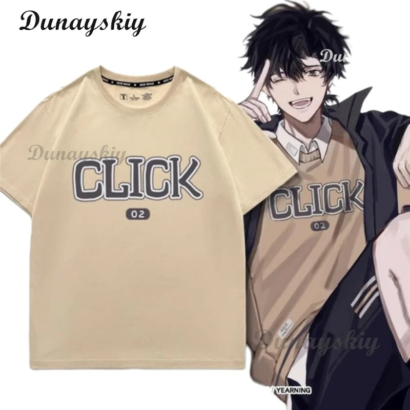 Link Click Cheng Xiaoshi Lu Guang Anime Cosplay T-Shirt/Hoodie Costume Summer/Autumn Halloween Graduation Roleplay