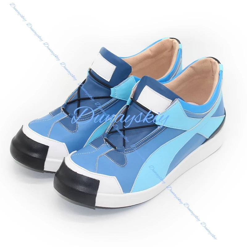 Wuyang Cosplay Shoes Boots Halloween Costume Men's Fantasy Uniform Coat Props Shoes Accessories Set