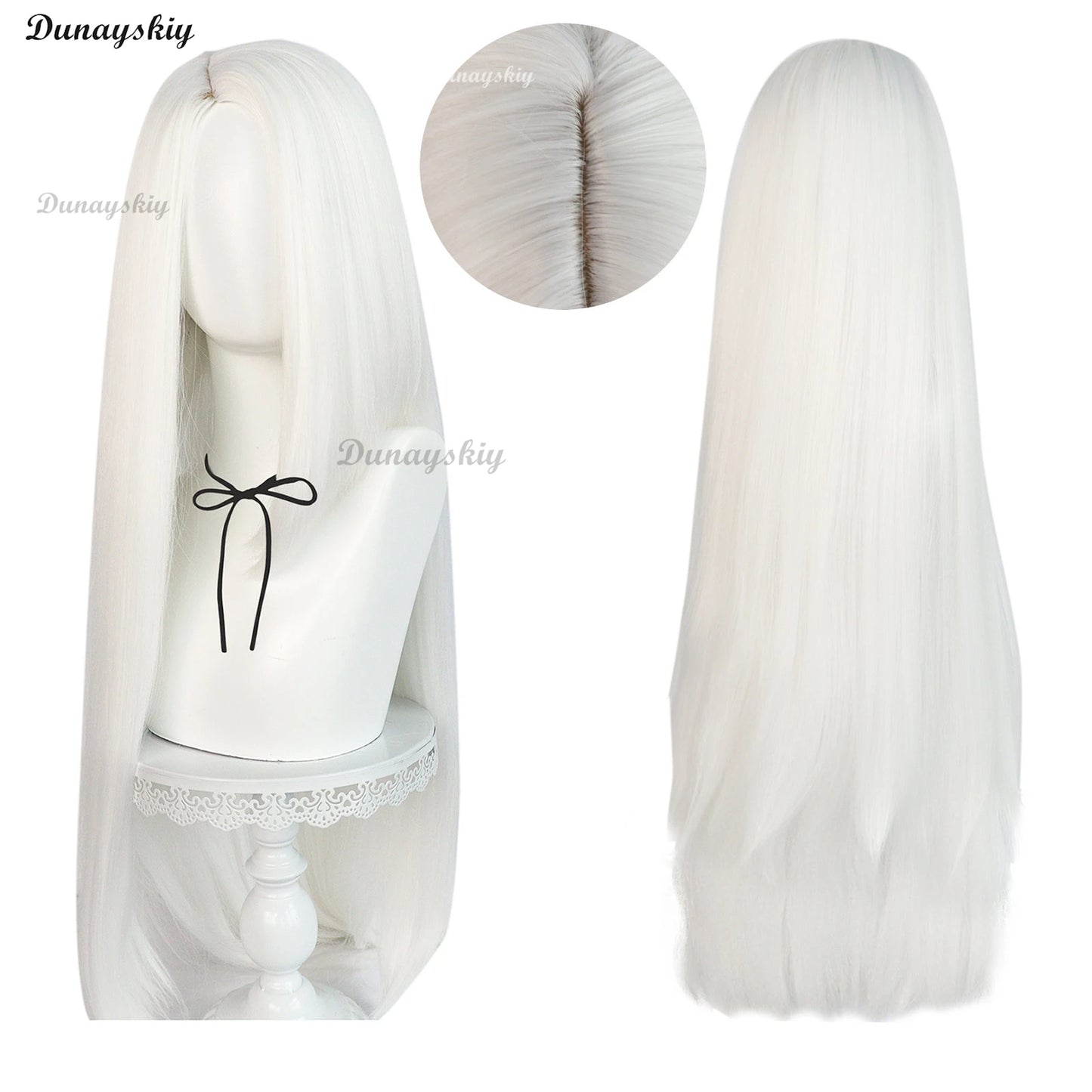 Hazzbin Cherry Bomb Wig Anime Cosplay Rainbow Color Hair Hotel Woman Cosplay Pre Crimped Wig Hair Heat Resistant