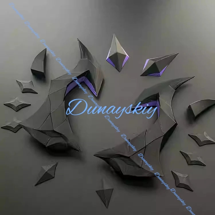 Durin Dragon Horn Hairpin Game Genshin Impact Durin Cosplay Headwear Hair Clip Costume Hair Accessories Halloween Costume Props