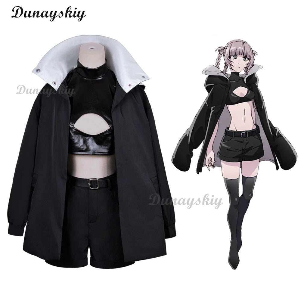 Anime Yofukashi No Uta Cosplay Nanakusa Nazuna Cosplay Costume Call of The Night Cosplay Costume Halloween Coak Cloak Customized