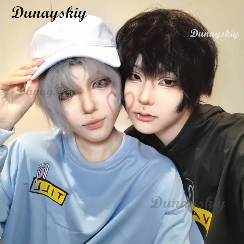 Alien Stage Ivan Till Cosplay Costume Set Suit Wig Hat Hoodie Idol Anime Clothes Dress Up Halloween Christmas Party