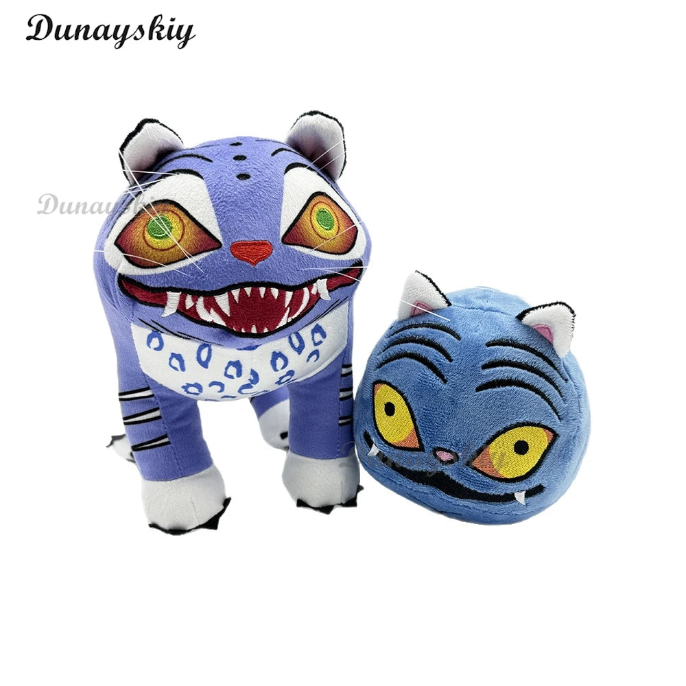 Kpop Products Demon Hunters Tiger and Bird Plushie Cosplay Soft Gift Monster Keychain Halloween Party Movie Halloween set