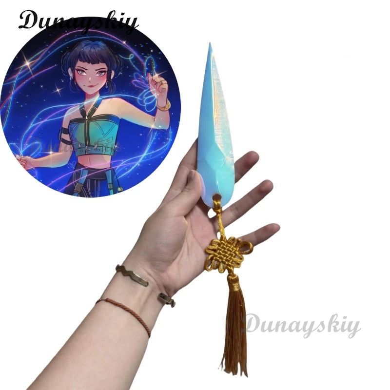 Anime Movie KPop Demon Hunters Zoey Cosplay Costume Uniform Huntrix Rings Earrings Festival Halloween Party for Women Girls Prop