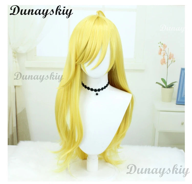 Anime Cosplay Stocking Anarchy Cosplay Wig 100cm/120cm Long Blue Pink Stocking Role Play Wigs Customized
