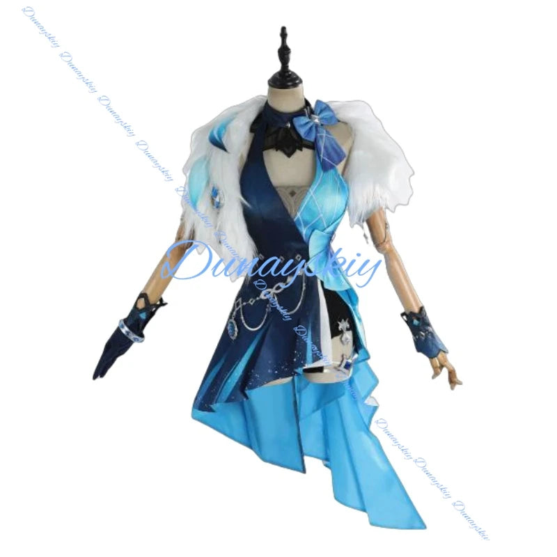 Genshin Impact Yelan Cosplay Yelan Genshin Cosplay Costume Wig Shoes Game Tranquil Banquet Cosplay Halloween Role Play Uniform