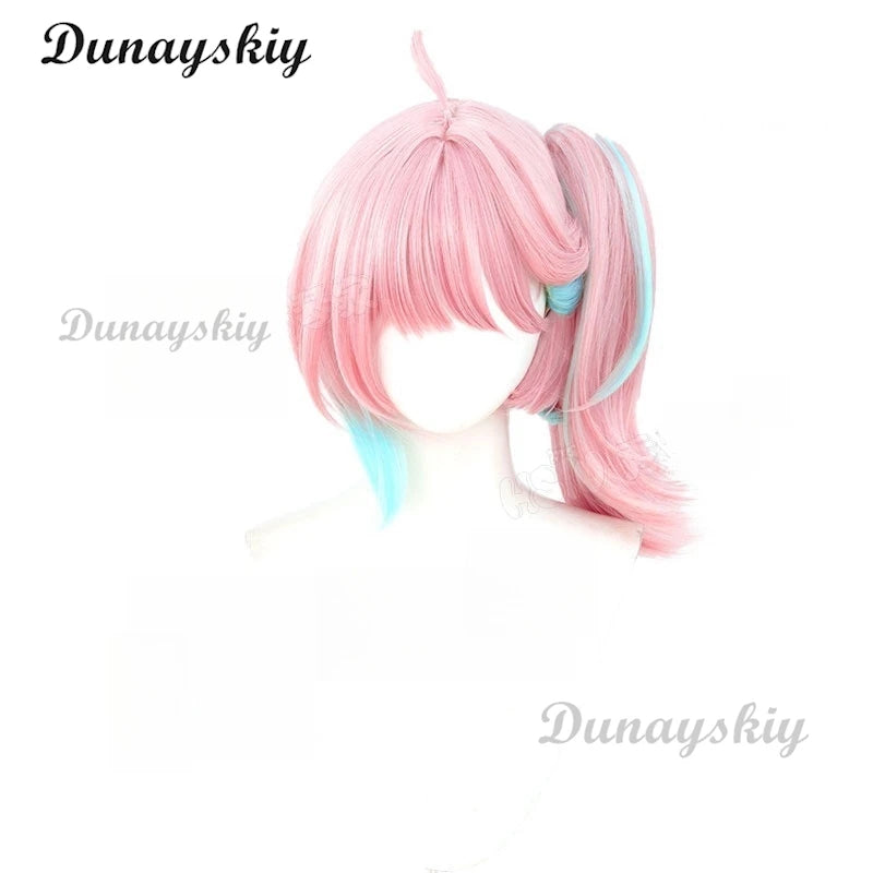 Game Over2 Kiriko Kamori Cosplay Wig Green Kiriko Wigs Heat Resistant Hair Halloween Party Role Play Anime Wig + Wig Cap